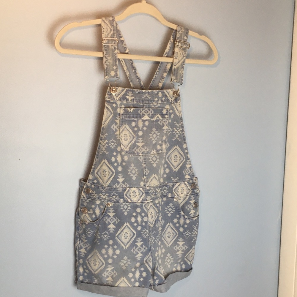 Jordache overall shorts southwestern Shortalls
